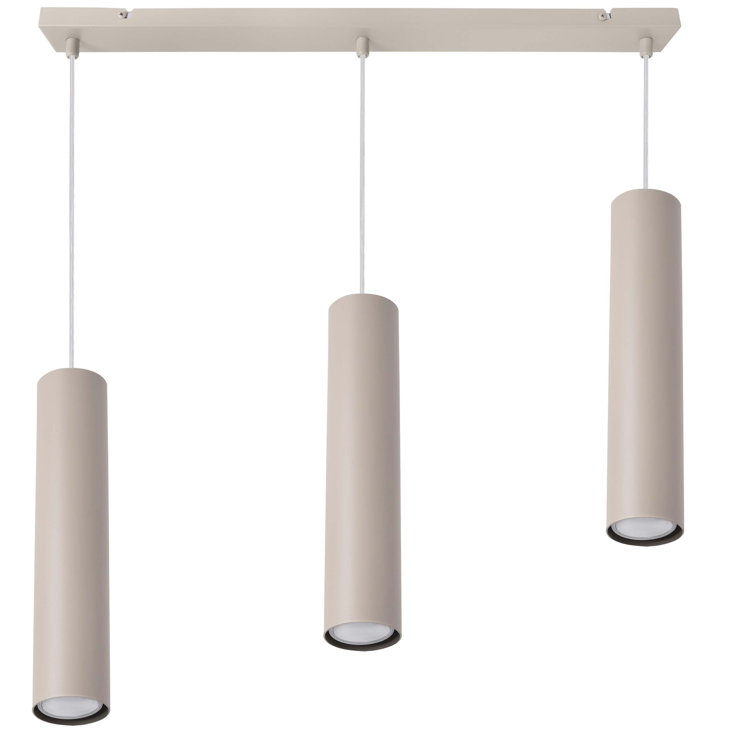 Lampa sufitowa wisząca Tuba glamour 3xGU10 kaszmirowy Light Home LH