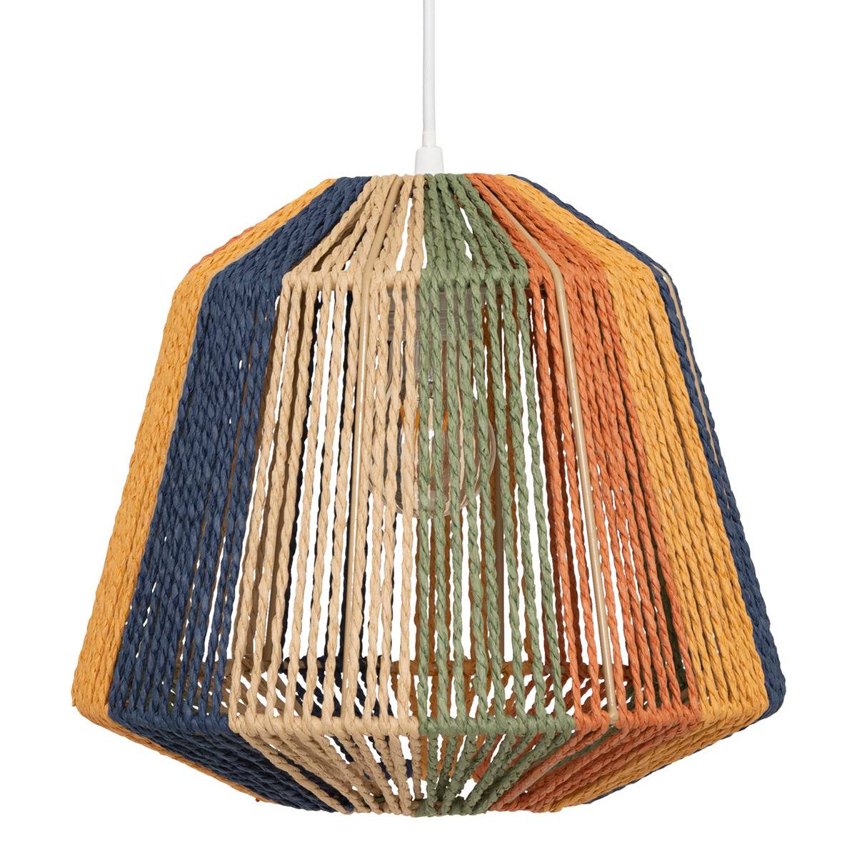 Suspension Myha Atmosphera - Abat-jour Corde D45 Cm, Élégante Et Moderne