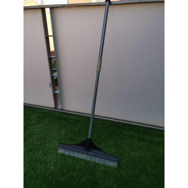 Brosse à Gazon Artificiel Extensible 0,68 à 1,22 m| Brosse à gazon synthétique avec manche réglable 0,68/1,22 m | Pelouse et tap - 4