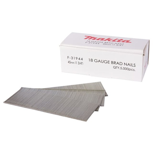 Clous à tête homme mini brads 45 mm 18 Ga pour cloueur - MAKITA F-31944