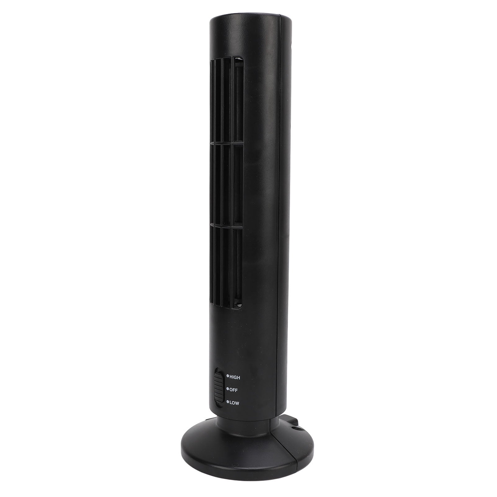 Intelligent Floor ventilateur noir silencieux 2 vitesses puissant sans pales Tower ventilateur pour maison chambre bureau pièce - 6