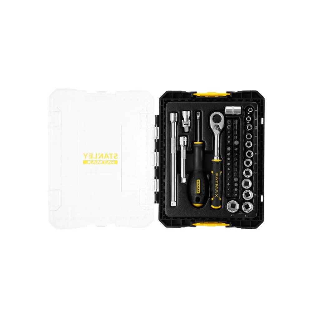 Coffret de douilles stakbox m - ¼'' stanley jeu de 48 pcs - fatmax - fmmt98101-0 - 3