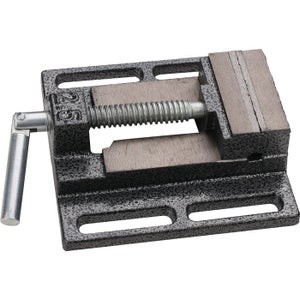 Étau pour perceuse à colonne bleu 100 mm fonte Bohushop - Bricolage