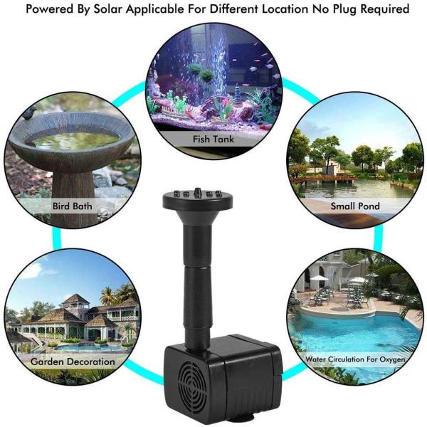 Pompe solaire pour bassin, fontaine, fontaine de jardin - 7