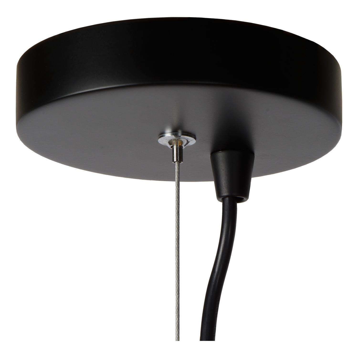 Suspension LEANNE - Noir - 6xE27 - Lucide - 6