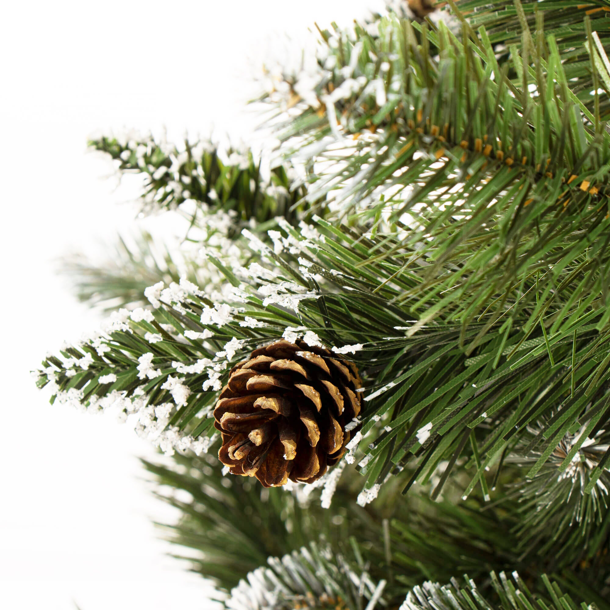 Arbre de Noël artificiel Springos, pin Diamant, 120 cm, PVC, effet ...