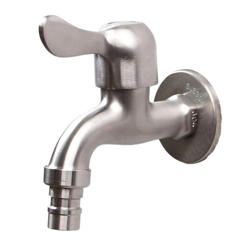 (100×105×21mm) Kran ze stali nierdzewnej 304, zawór przepływowy 1/2"