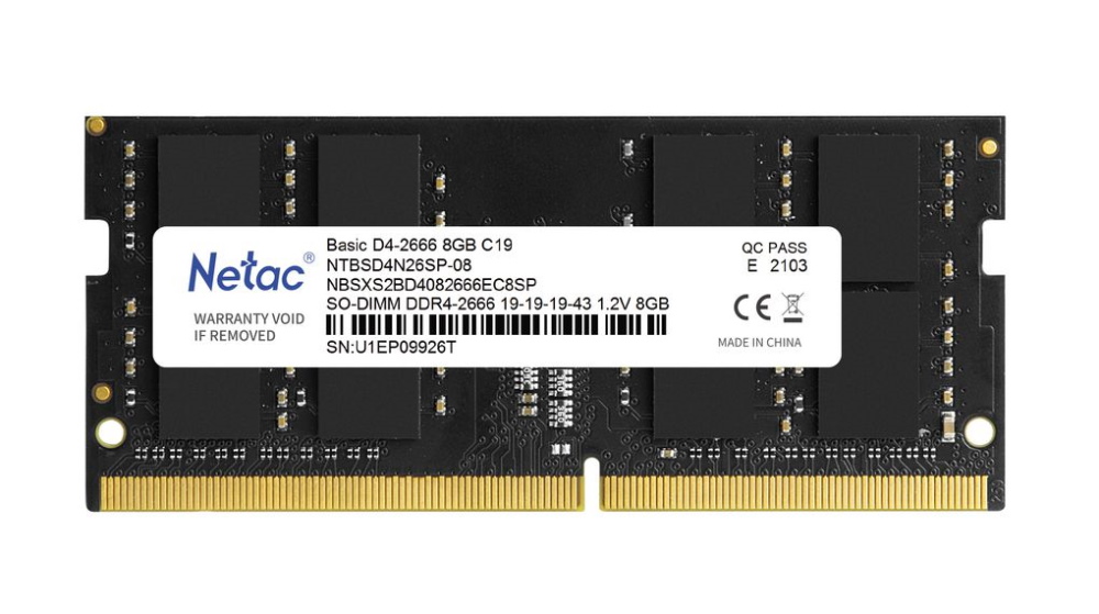 Basic SO DDR4-3200 8G C22 SO-DIMM 260-Pin | Leroy Merlin