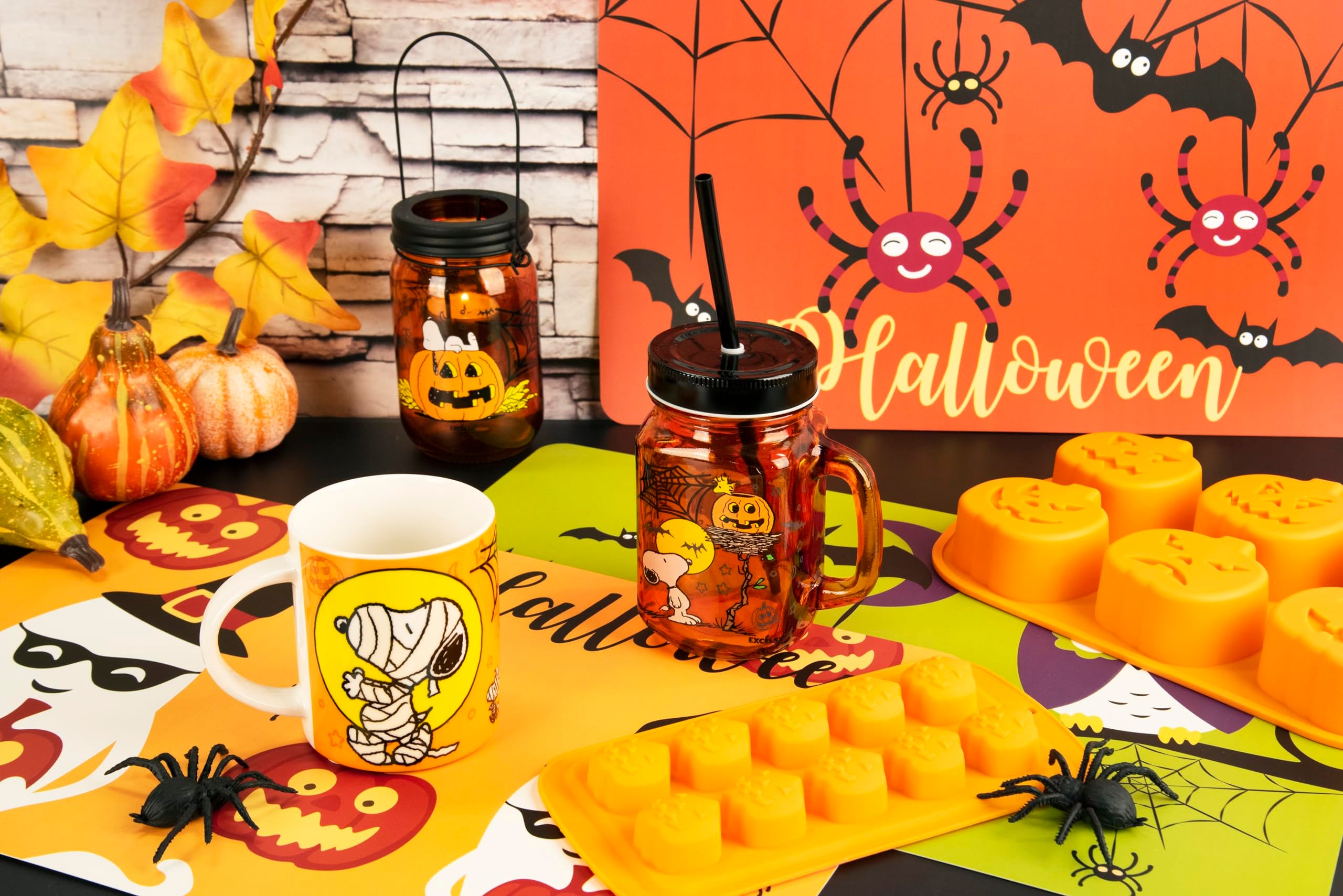 Sfondo Dedicato Ad Halloween Con Una Zucca Con Cappello Di Strega - Foto 6