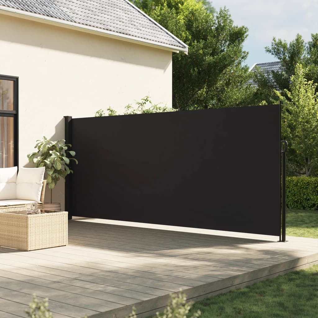 VEVOR Tenda Laterale Retrattile, Schermo Privacy Esterno Giardino Balcone Terrazza 200x600 Cm Frangivista Retrattile Poliestere 180g Impermeabile Uv30 Paravento Divisorio Per Cortile Balcone Grigio P 010893395708
