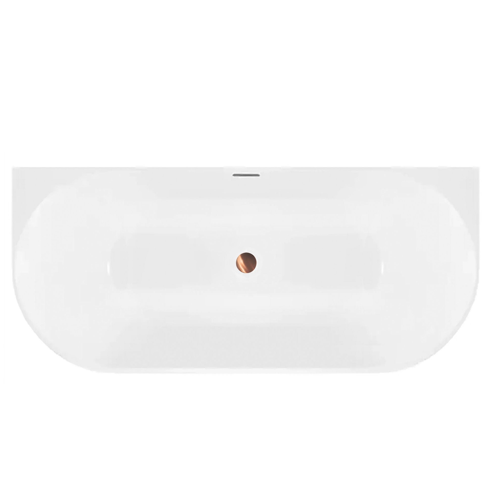 Baignoire Murale Rea Capri Slim 150 cm Capuchon Noir 150x74,5x58 cm