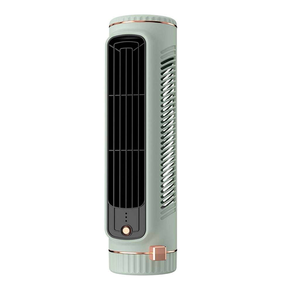 Mini Tower Fan | Rechargeable Bladeless Portable Silent 3 Speeds ...