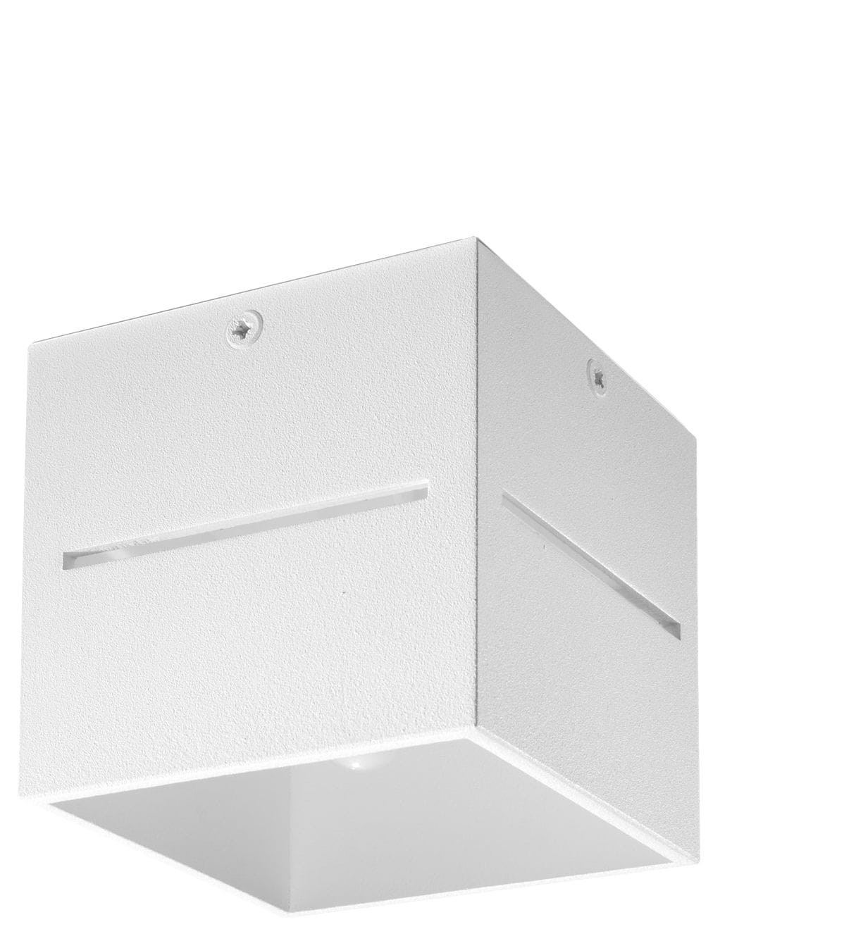 Reflektor sufitowy spot natynkowy Lobo kwadratowy biały 1xG9x40W wym: 10 x 10 cm metal Sollux Lighting