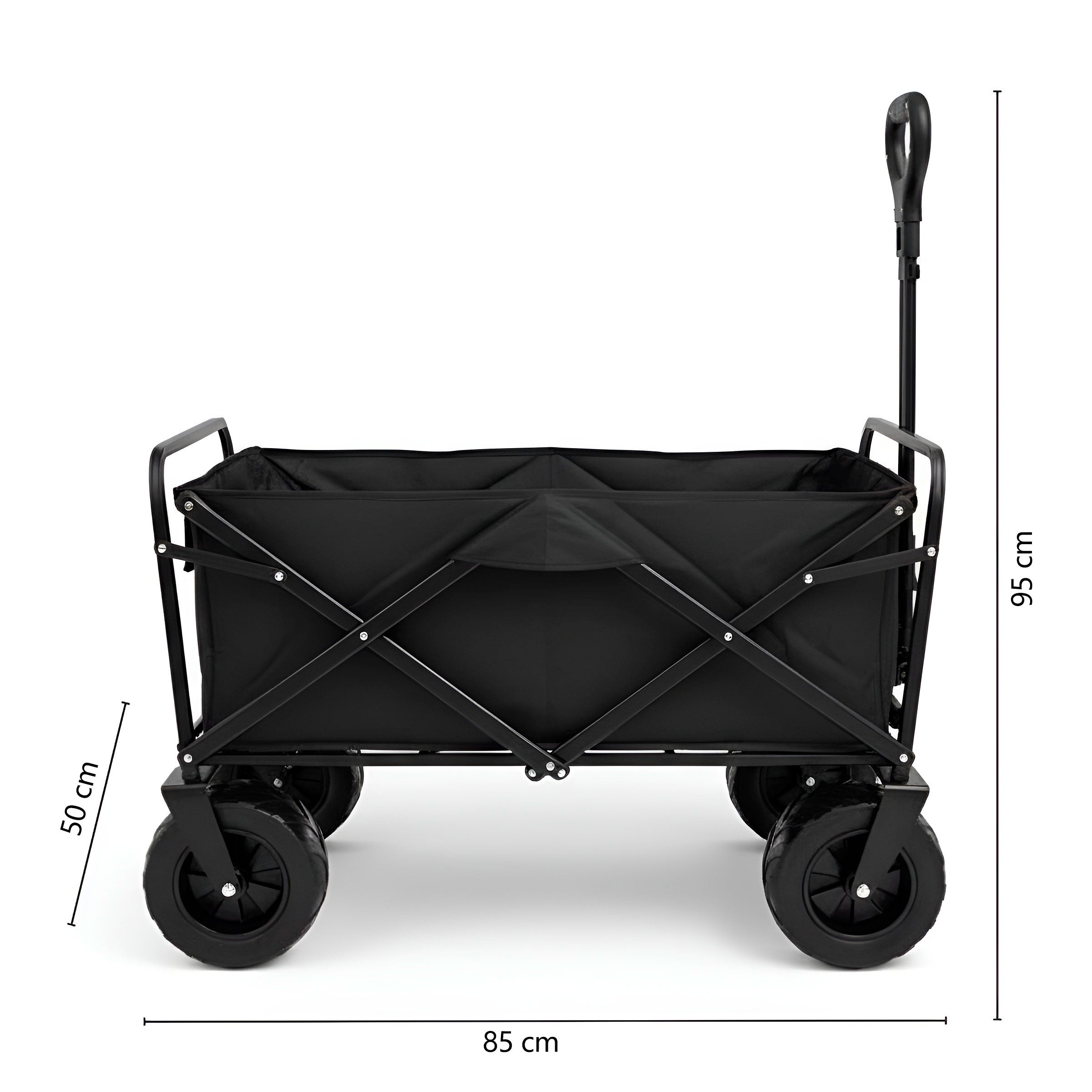 Carrinho Dobrável Multiusos Nyana Home | Transporte até 150 kg - 7