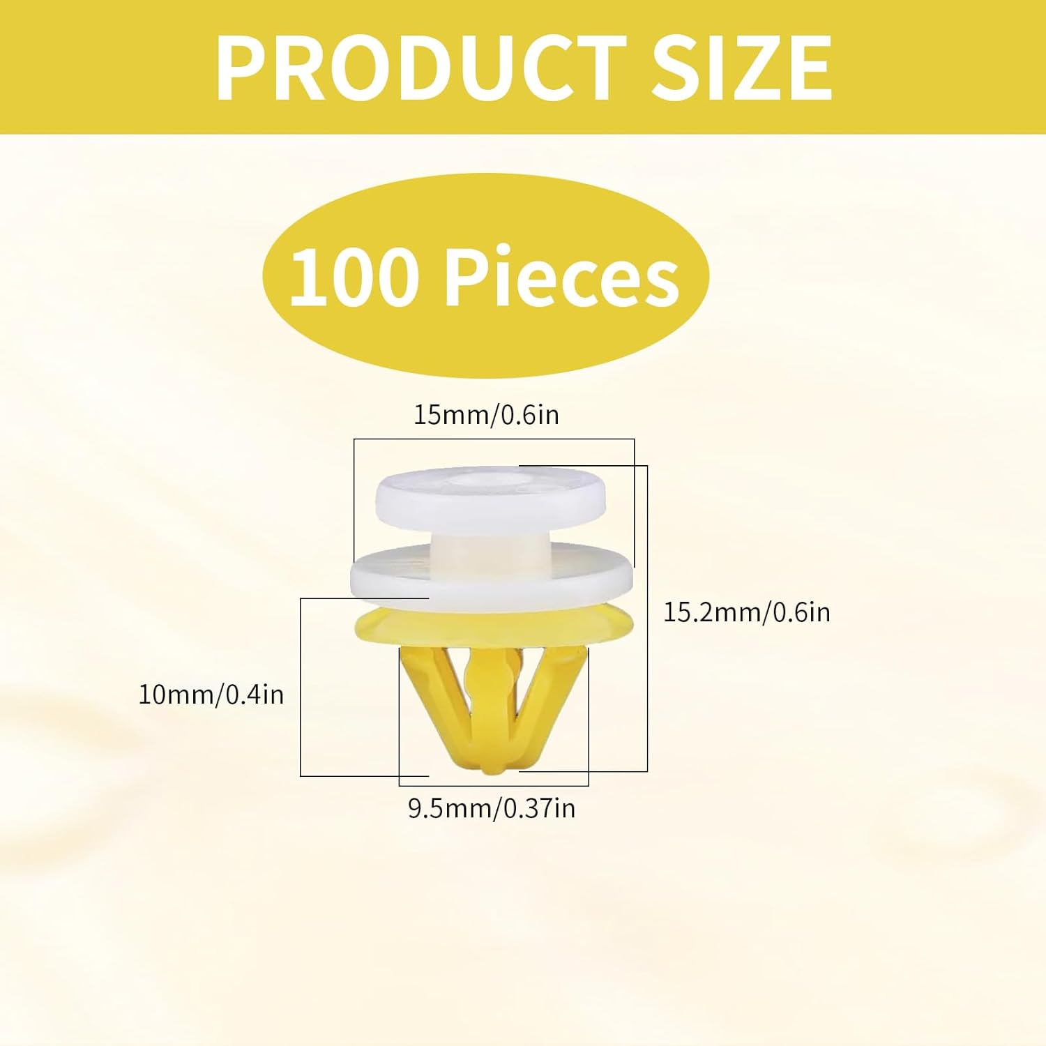 100 Clips De Garniture Pour Passage De Roue – Compatible Land Rover, Renault, Opel, Volvo - 4