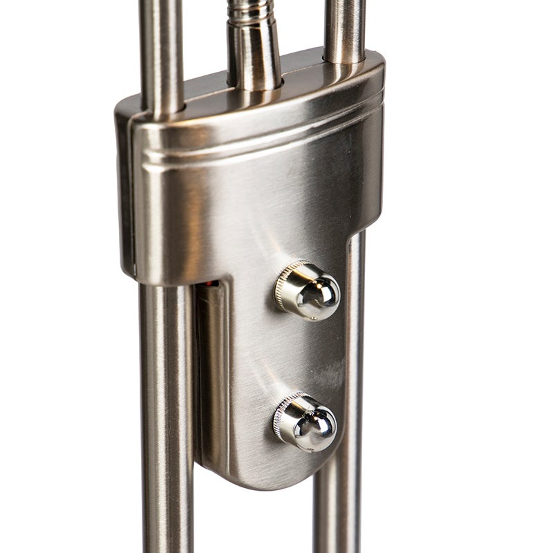 LED Dimmable Lampadaire eclairage indirect variateur inclus diva - H 1800 mm - Acier - Moderne - Éclairage intérieur - Salon I Chambre I Cuisine I - 2