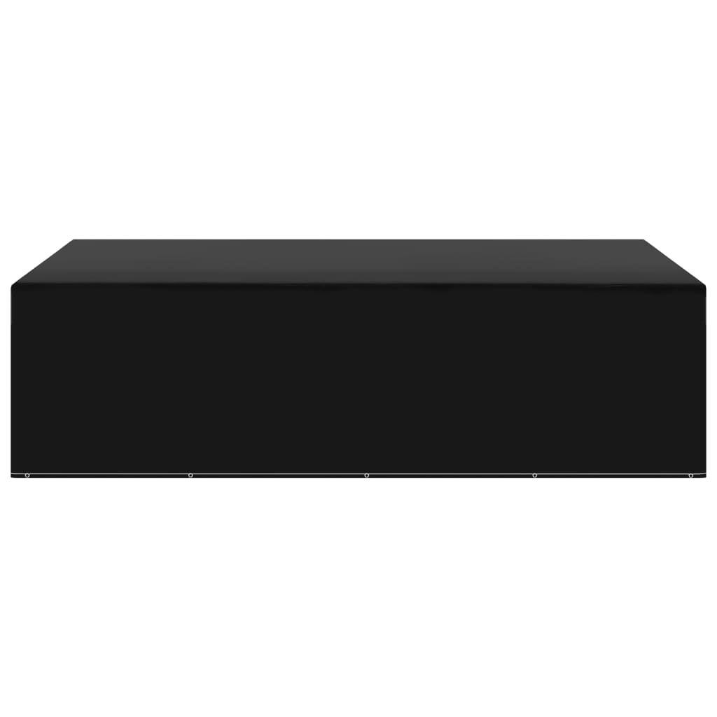 Maison Exclusive - Housses de salon de jardin 2 pcs 12 œillets 325x205x90 cm - 3