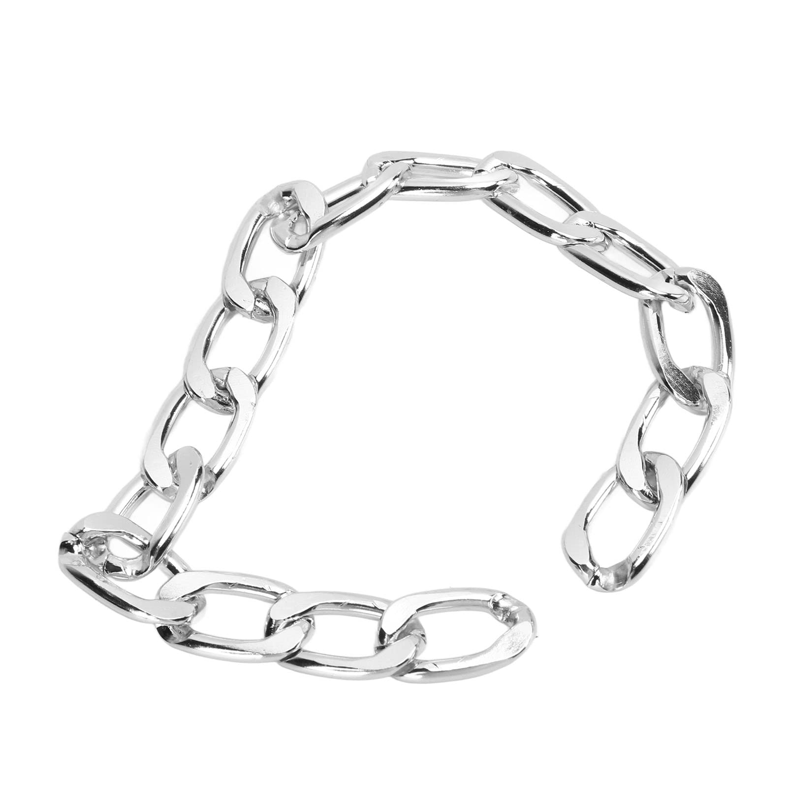 Chaînes en aluminium de 32,8 pieds, style élégant, chaîne artisanale en métal pour bijoux, collier, bracelet (couleur argent N24901) - 7