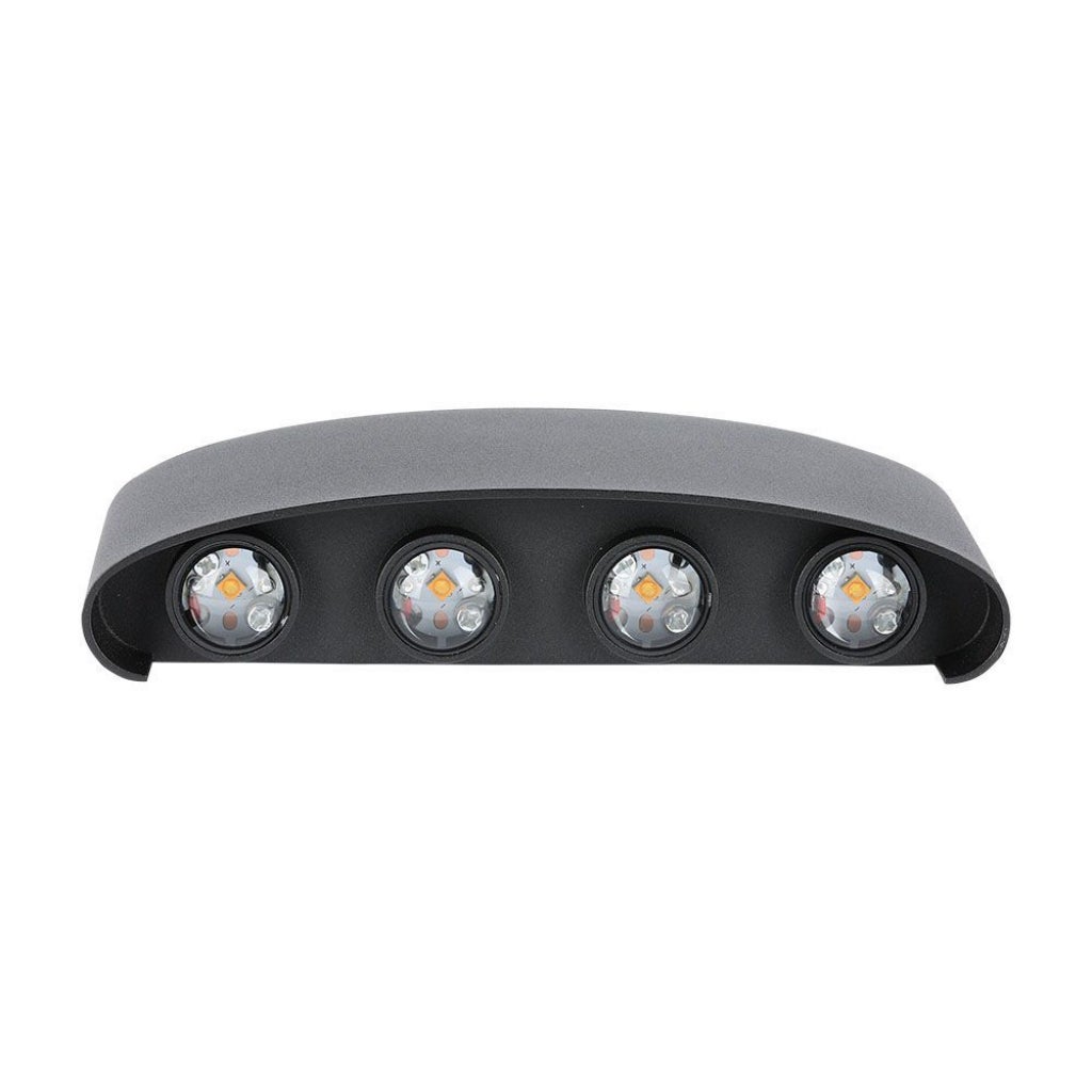 Kinkiet de Pared LED 8W Czarny Arena IP54 4000K 940lm