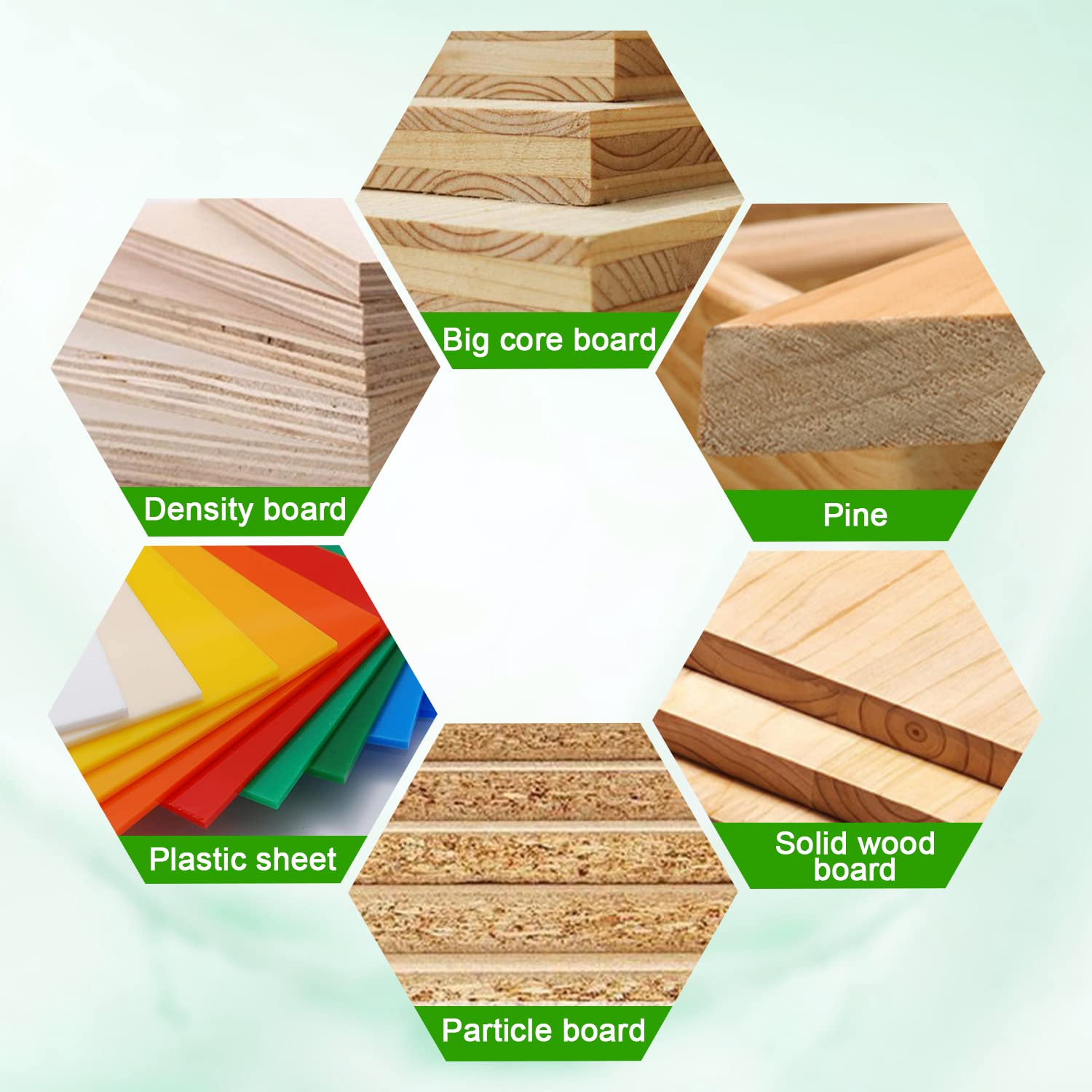 Lot de 6 Fraise Défonceuse à Bois 8 mm, Fraise Quart de Rond avec Tige 8 mm, Fraises pour Défonceuse à Bois, Fraise à Rainurer Arrondi - 6