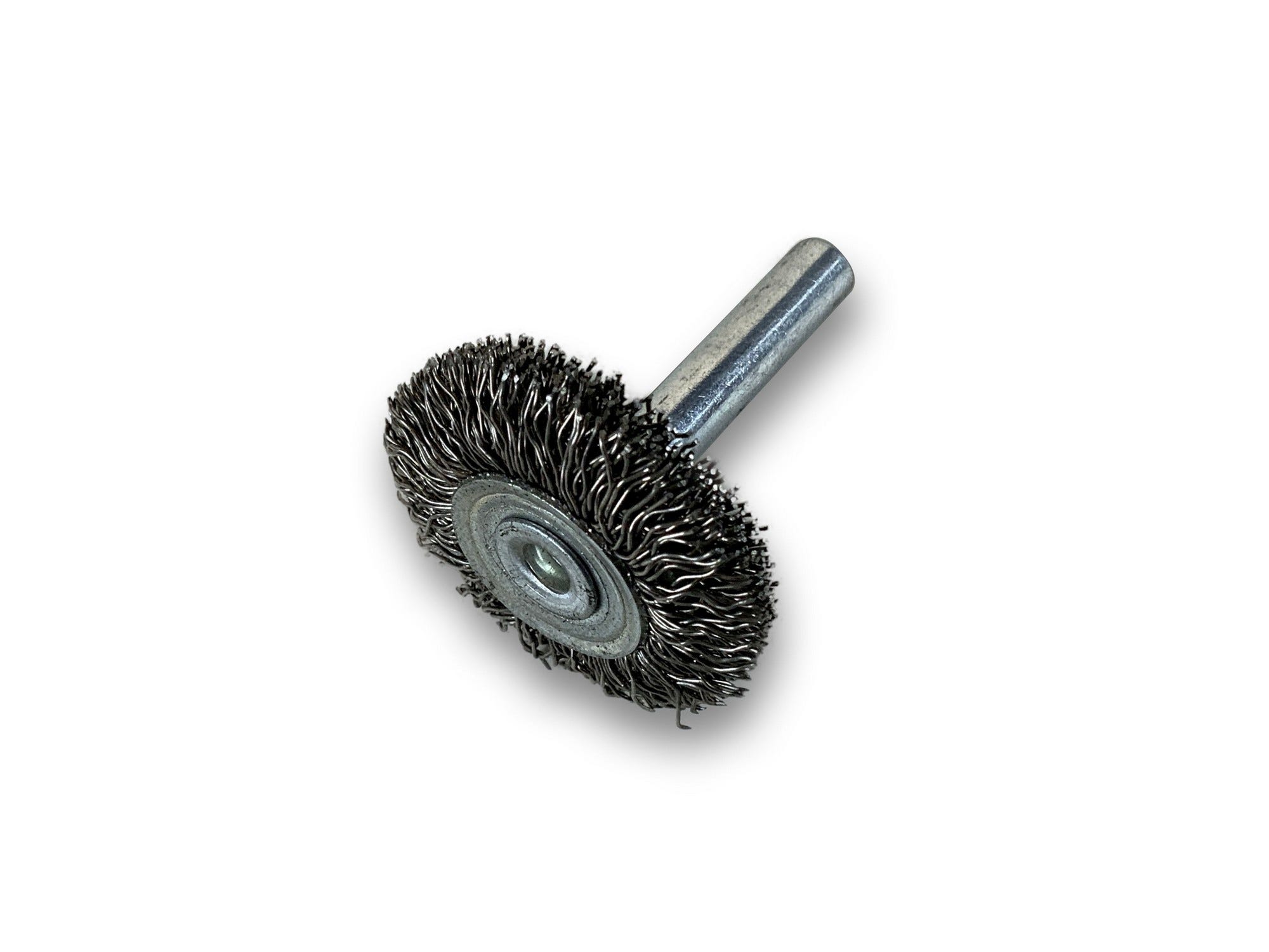 12 Brosses Métalliques Norton Sur Barre - Ondulées, Inox, Tige 6 Mm