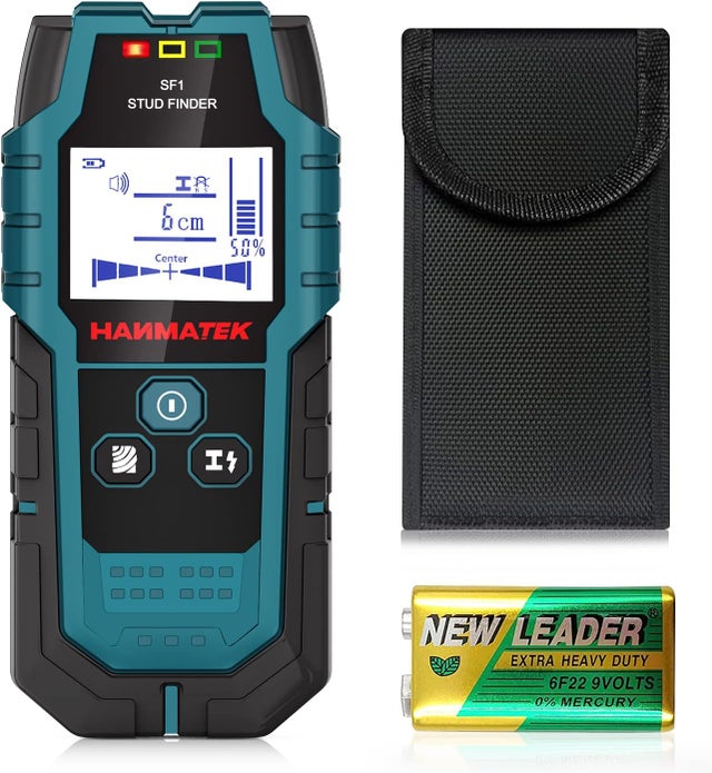 Détecteur Mural,Scanner Mural 4 en 1 SF1 pour Localiser Les Métaux,Chevilles en Bois, Câbles électriques CA