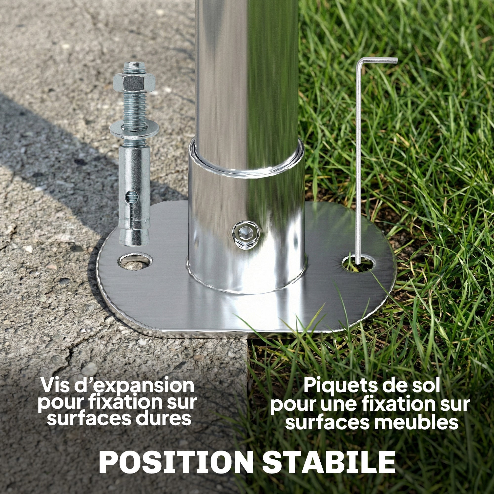 Abri de voiture - Outsunny - protection UV30+ hauteur réglable 6 fenêtres et moustiquaire - acier galvanisé - 3x6m - blanc - 9