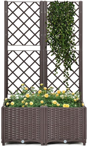Arche De Jardin En Métal Pour Plantes Grimpantes - Hauteur Réglable 0.8m à 3.5m, Largeur 1.6m (Finition Verte)