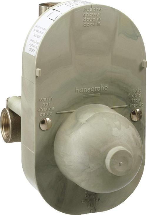 Rubinetto per doccia getto laminare cristallino Novus cromo lucido HANSGROHE - 3