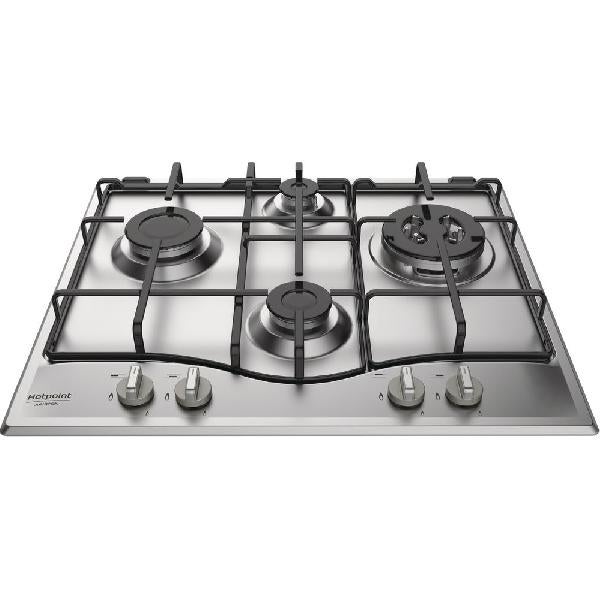 Hotpoint Ariston Placa De Gas Empotrada Hotpoint Pcn 642 T/Ix/Har De 60 Cm Y 4 Fuegos , Leroy Merlin