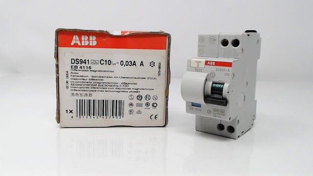 Abb interruttore differenziale ds941 4,5ka c10 30ma eb 411 6