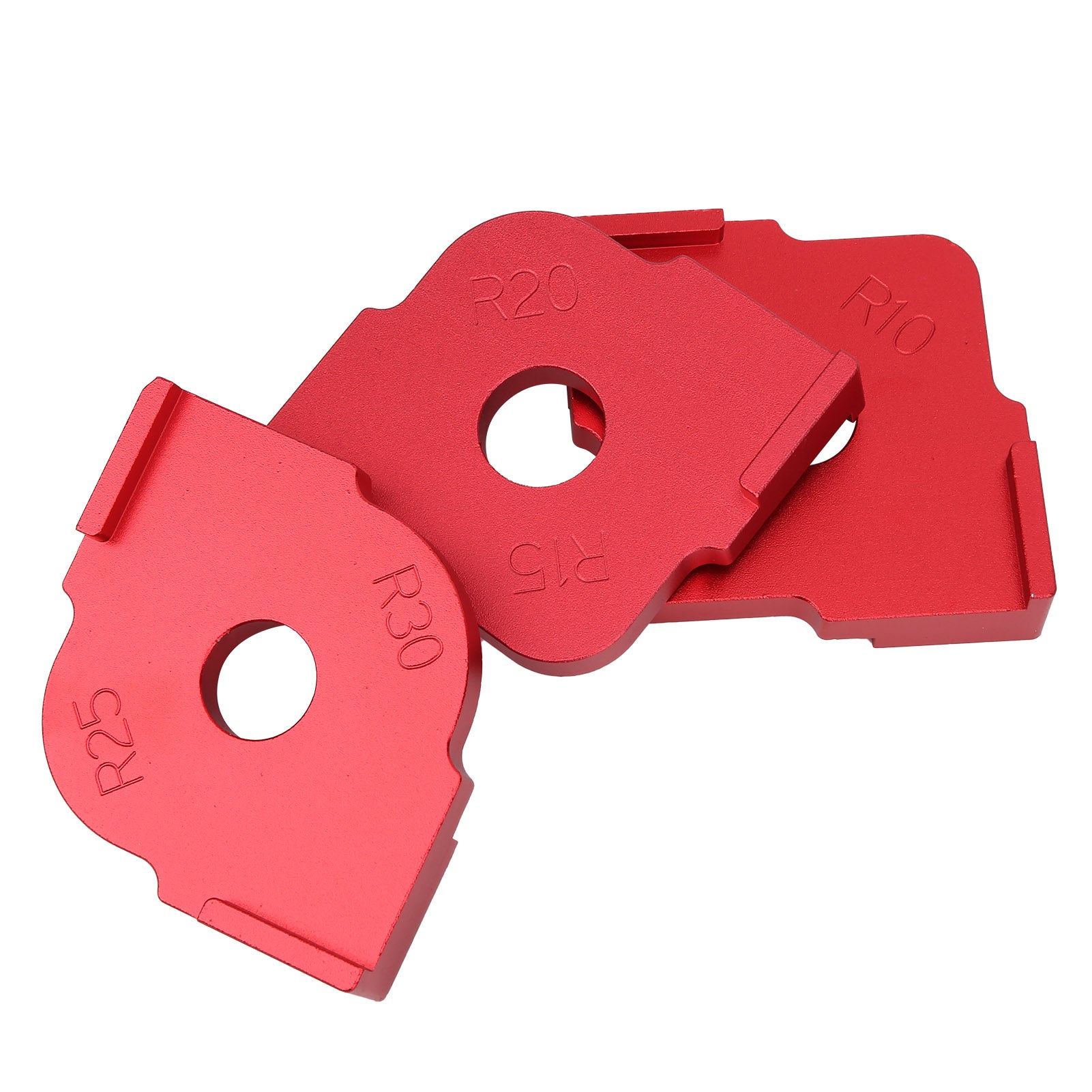 3 pezzi di attrezzo per il taglio del legno con posizionamento rapido del raggio d'angolo - 3