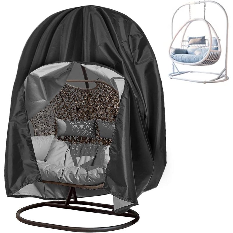 Pokrowiec na jajko wiszący XXL do użytku na zewnątrz, dla dwóch osób, wodoodporny, do huśtawki ogrodowej