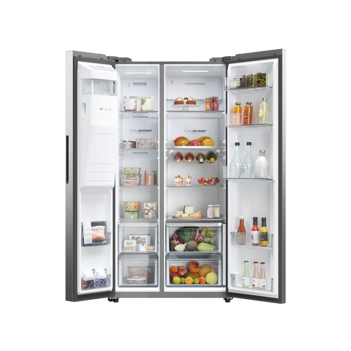 Smeg FQ60CAO6 frigo américain Pose libre 572 L E Anthracite | Leroy Merlin