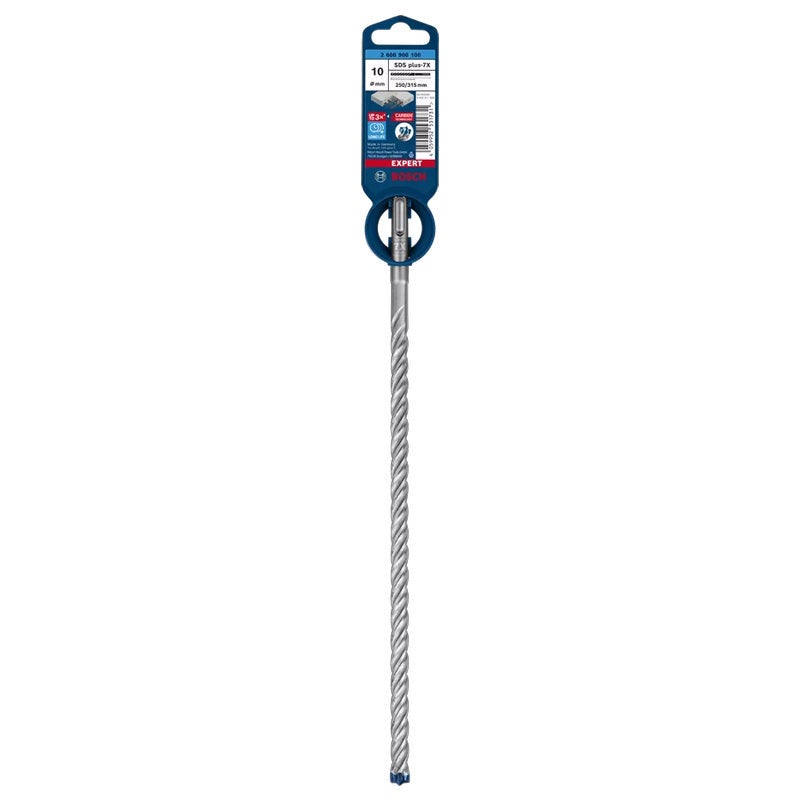 Foret béton 4 taillants sds-plus 7x expert bosch 12x100x166 mm - 2608900109 - 3