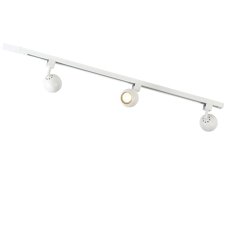 Nowoczesny system szynowy biały 3-światła 1-fazowy - Gissi