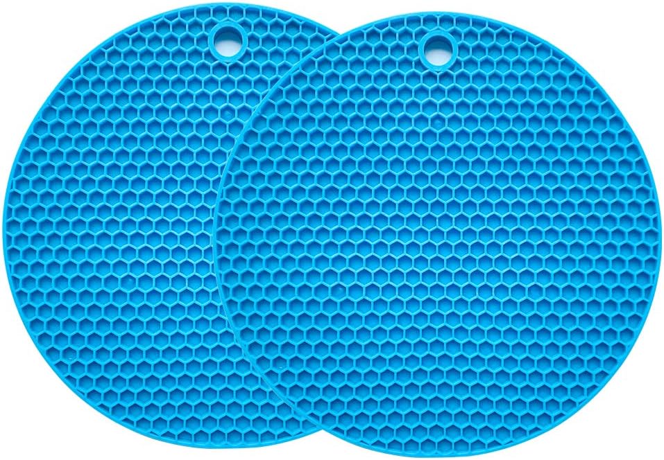 sourcing map Set di 2 tovagliette in silicone, resistenti al