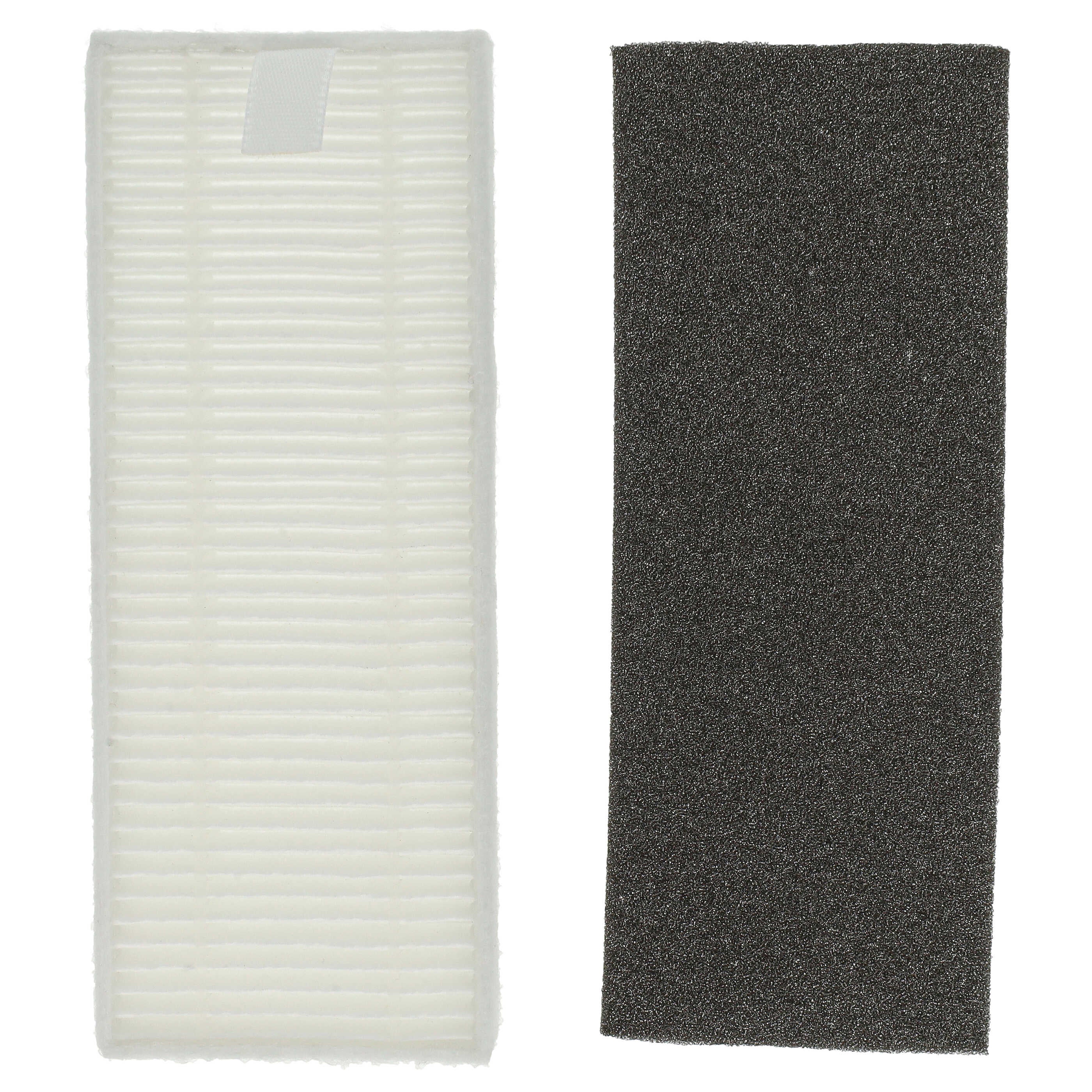 Vhbw Set di filtri compatibile con Rowenta Smart Force Essential Aqua RR6971WH aspiratore - 2x filtro di ricambio (filtro, filtro in spugna) | Leroy Merlin