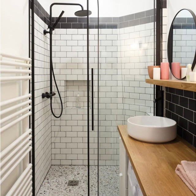 Baguette de finition pour Carrelage mural faïence effet uni EVOLUTION London 20x5 cm boîte de 4.80 ml / pas m2 Gris foncé - Brillant London 20x5 cm