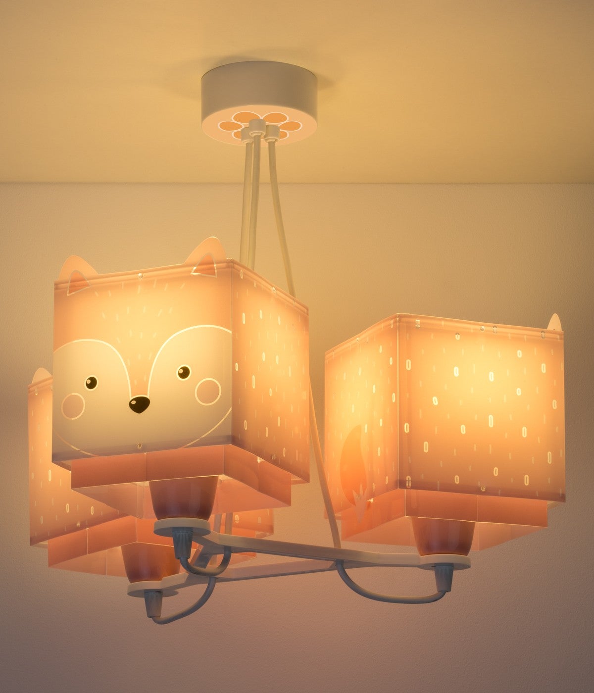 Lampa sufitowa 3 światła Little Fox - Mały Lis dla dzieci