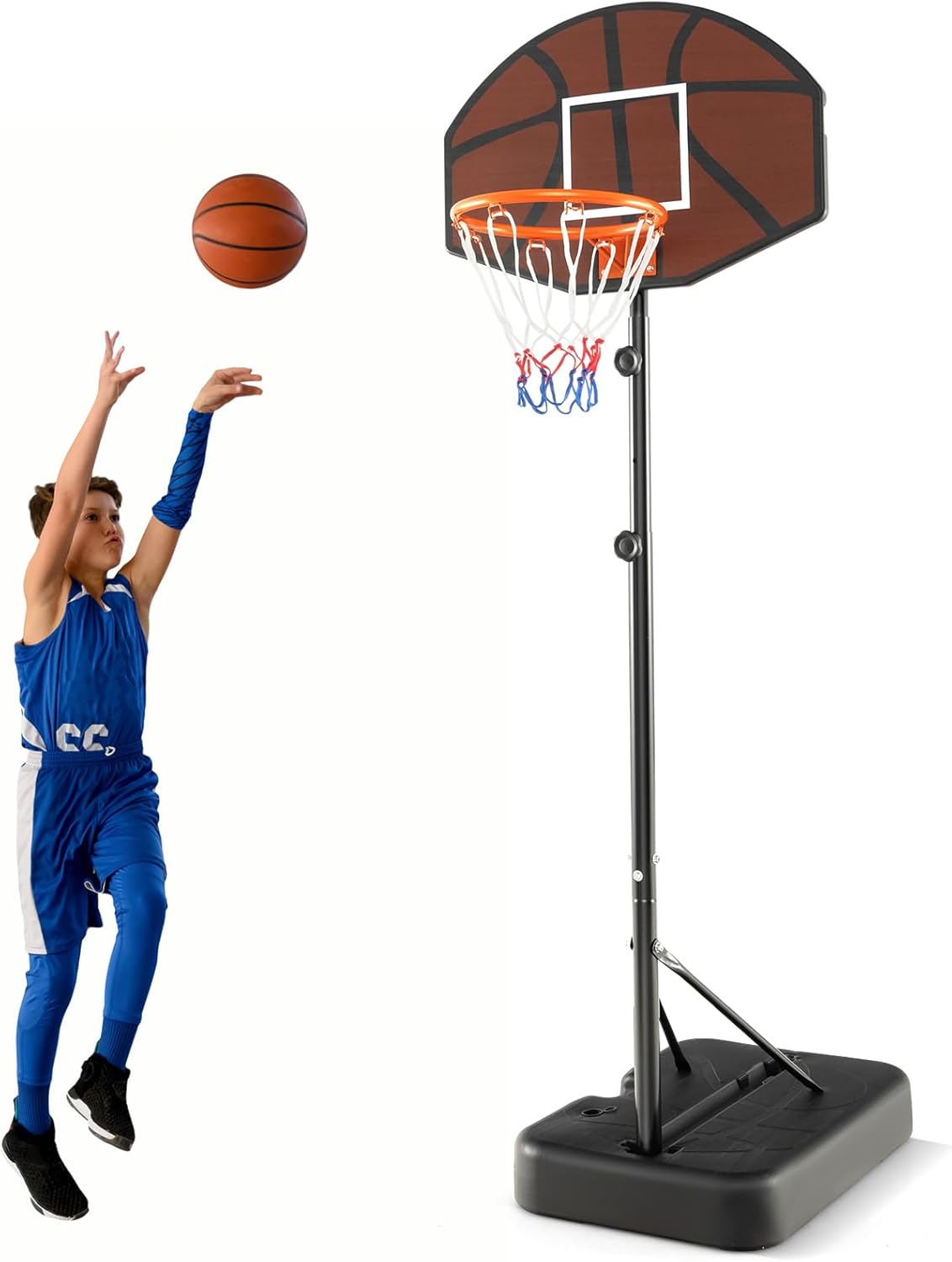 Cesta Baloncesto Ajustable 1.83 A 3.05 Metros Niños 8-12 Año | Cuotas Cesta Baloncesto Ajustable 1.83 A 3.05 Metros Niños 8-12 Año | Cuotas