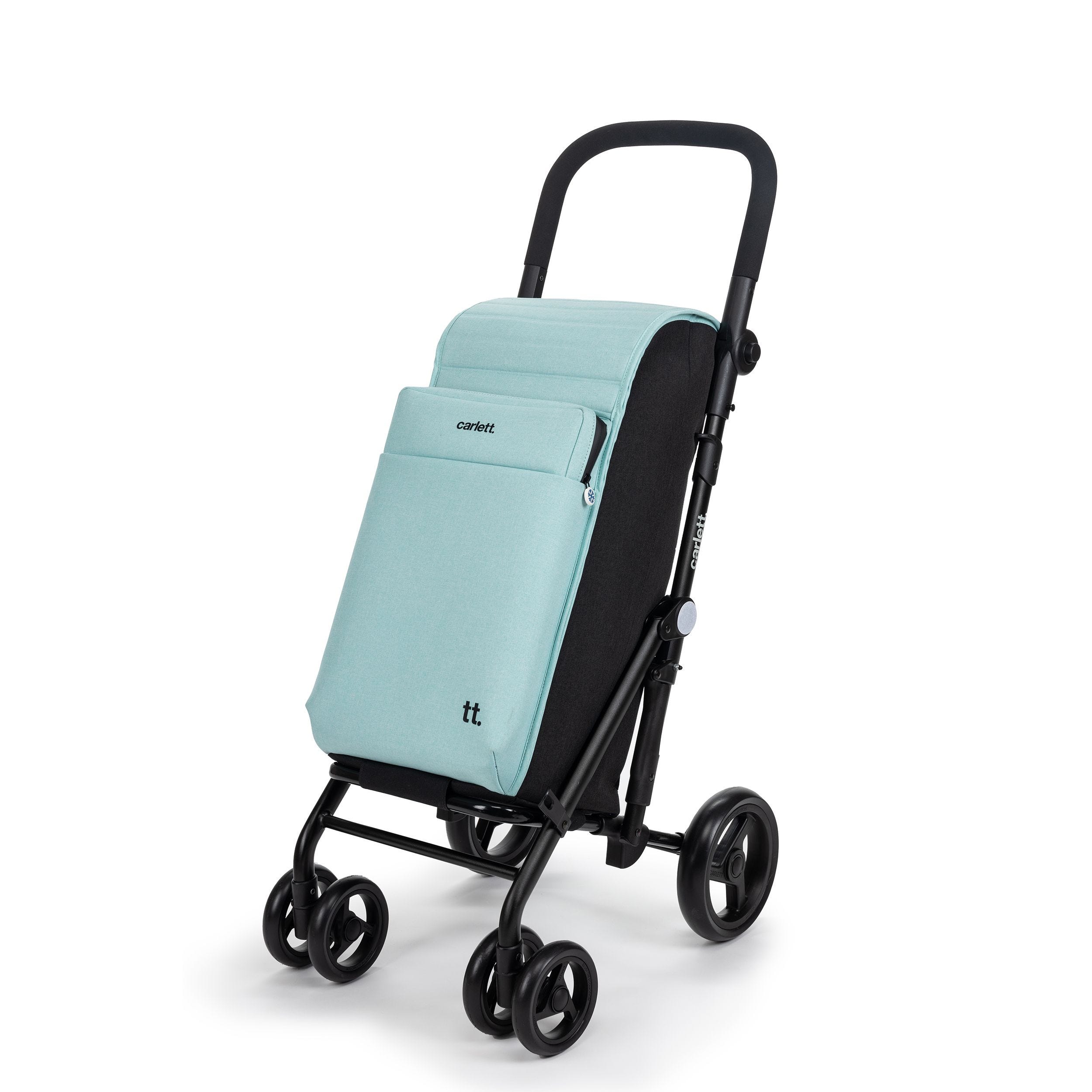 Carlett, carrello per spesa Urban Quad, 4 ruote, pieghevole, con freno, manubrio regolabile, capacità 50L, borsa congelatore 10L, rosso. | Leroy Merlin Carlett, carrello per spesa Urban Quad, 4 ruote, pieghevole, con freno, manubrio regolabile, capacità 50L, borsa congelatore 10L, rosso. | Leroy Merlin