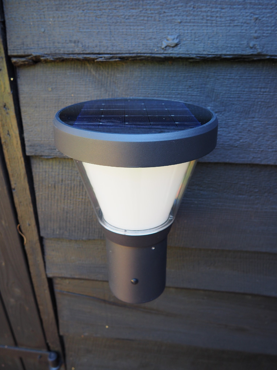 Applique solaire Iplux® Oslo 31cm- Haute qualité - Durée de combustion 15 heures - 3