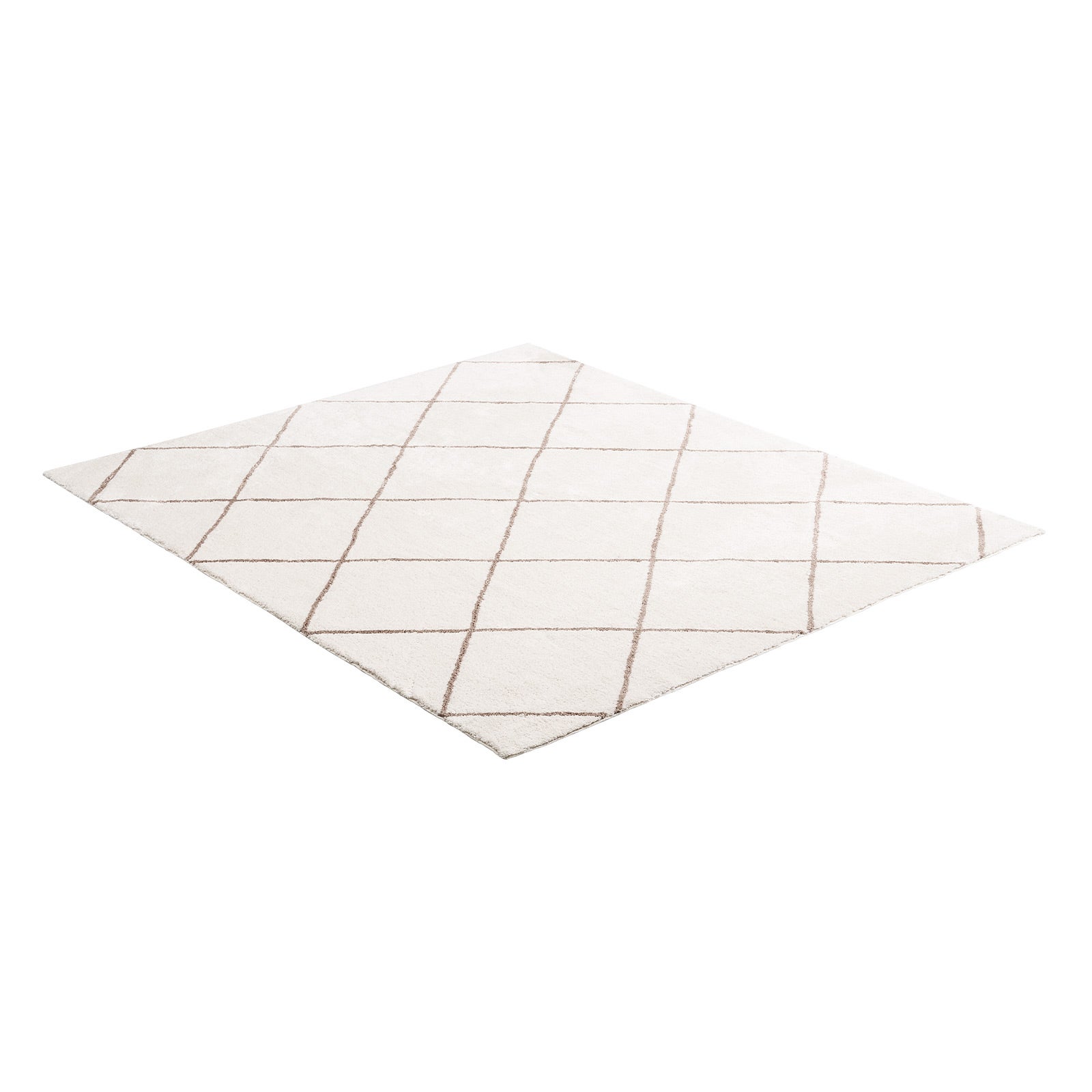 Tapis Poil Long VEVOR 2,44 x 3,05 m, Intérieur Rectangulaire en Peluche Moelleux Résistant Envers Antidérapant pour Salon, Chambre, Véranda, Beige - 9