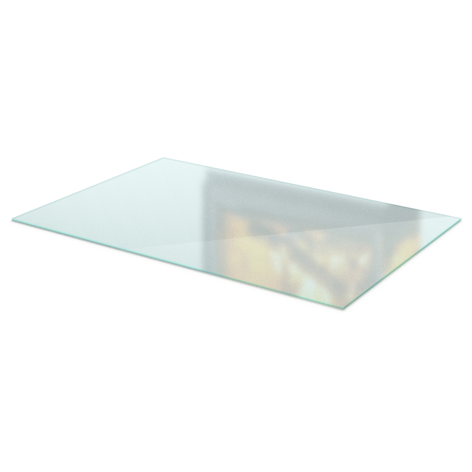 Protector de suelo para chimenea en cristal templado efecto vidrio esmerilado rectangular 120×80 cm - tulup