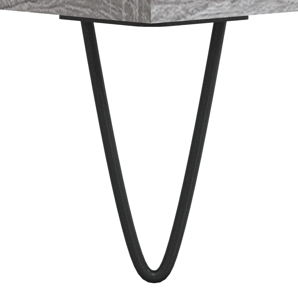 Meuble TV sonoma gris 104x35x50 cm bois d'ingénierie - COMFORTXL - 8