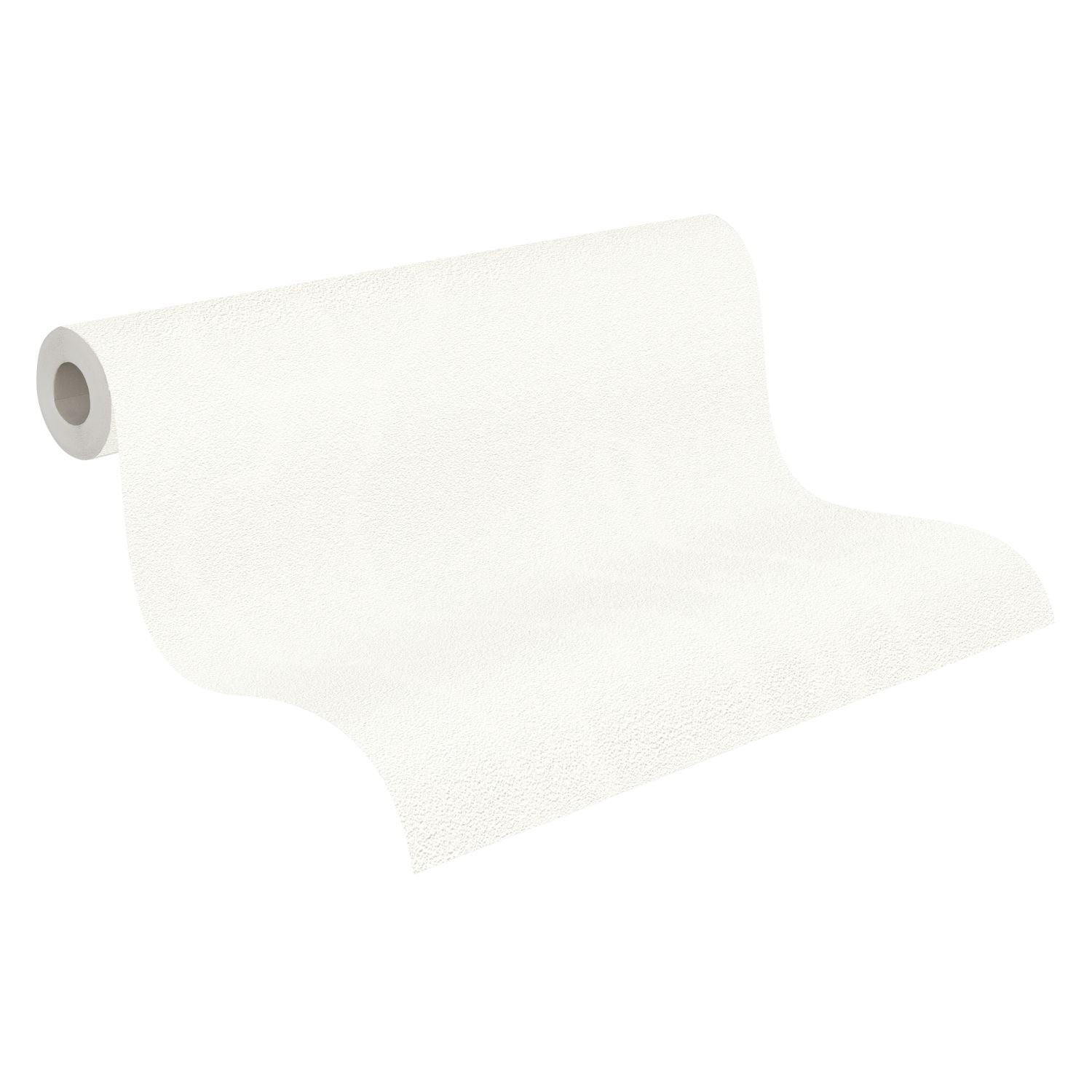 Tapeta zwykły białym - 53 cm x 10.05 m - A.S. CRÉATION