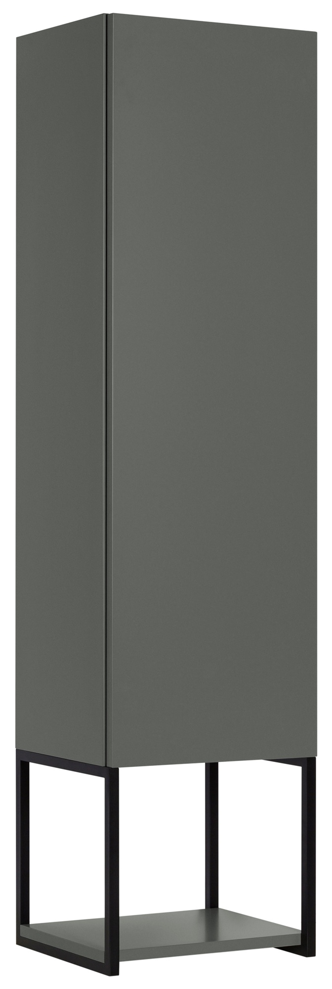 Słupek łazienkowy LOV 130 cm zielony półmat lakierowany metalowa rama