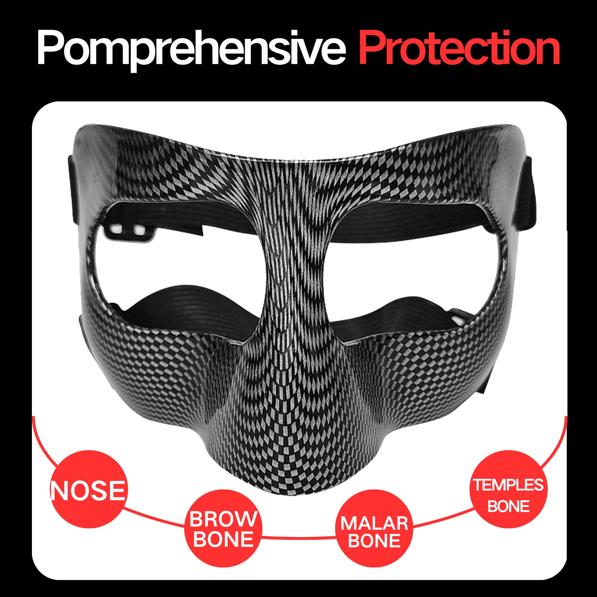 Masque de Protection Nez, Protège-Nez pour Nez Cassé - 8