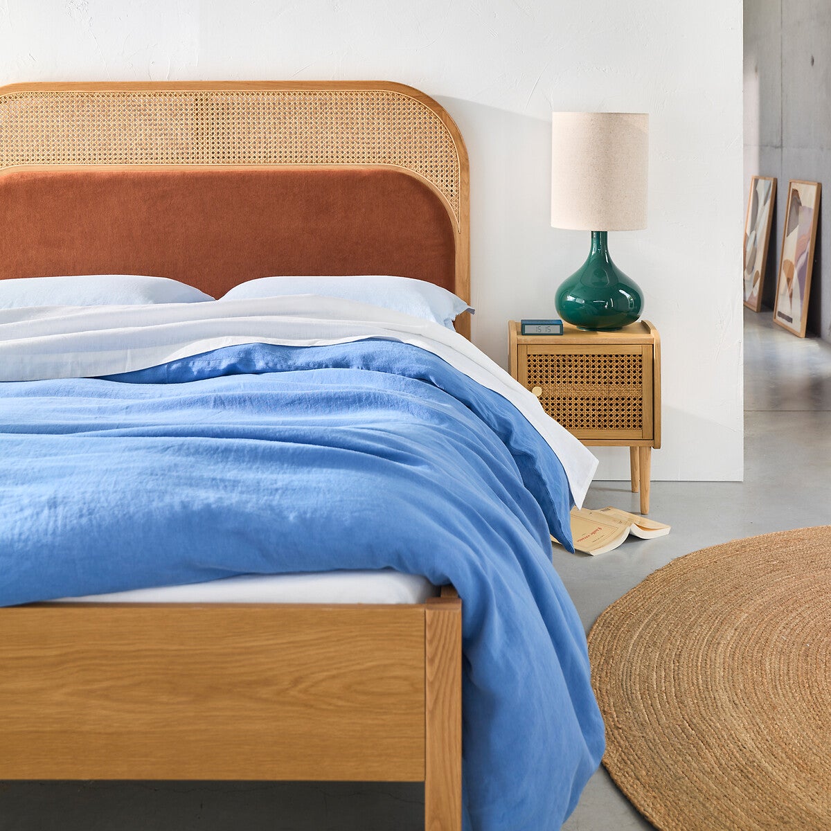 Drap plat uni en lin lavé, Linot - Camomille - 240 x 290 cm - 5